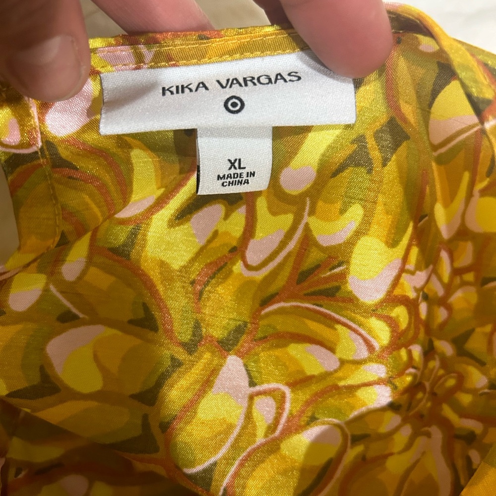 Kika Vargas Yellow Gold Mini Dress Dize - Picture 5 of 7